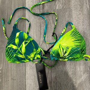 Band new VERSACE bikini top size small